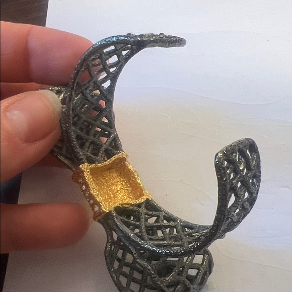 Alexis Bittar Gold and black now bracelet - Picture 4 of 6